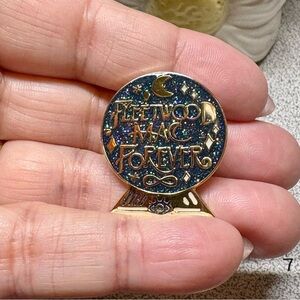 Fleetwood Mac Forever Enamel Pin - Gold and Blue